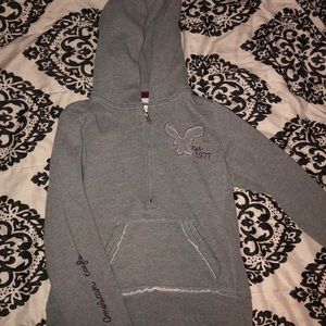 American Eagle Half Zip Up Hoodie